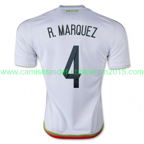 Camiseta R.MARQUEZ del Mexico Segunda 2015-2016 baratas